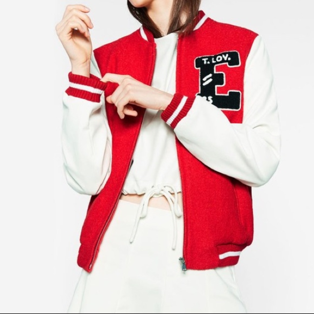 Zara Varsity Bomber