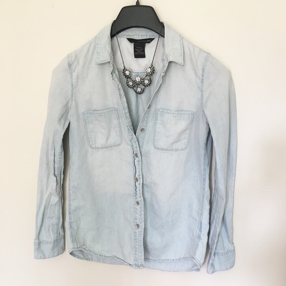 Calvin Klein Tops - Calvin Klein Denim Top