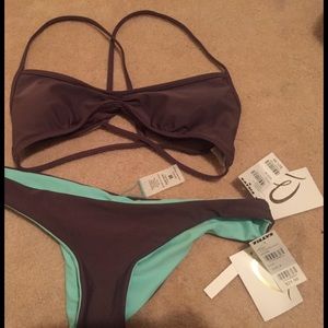 Two piece baiting suit