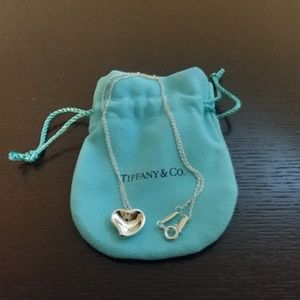 Tiffany & Co - Elsa Peretti Carved Heart Pendant