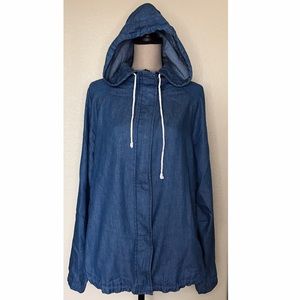 Nordstrom BP Hooded Chambray Anorak Jacket