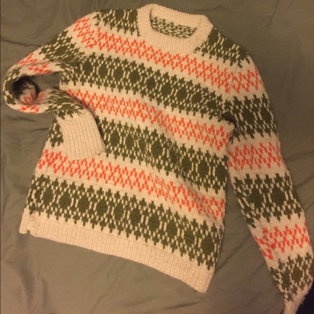 cozy homemade fat knit sweater