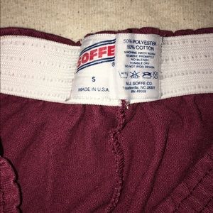 Maroon Soffe Shorts