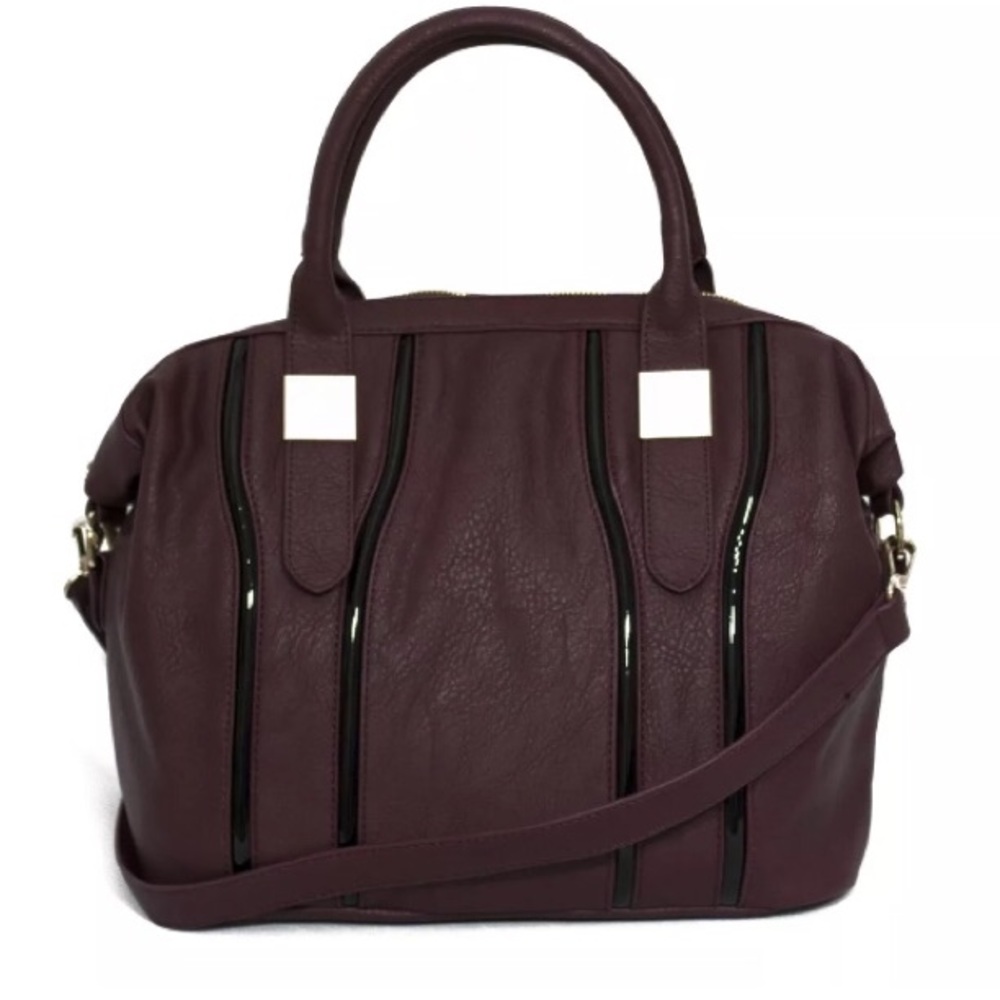 Big Buddha Burgundy Satchel