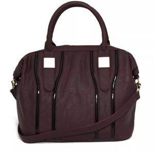 Big Buddha Burgundy Satchel