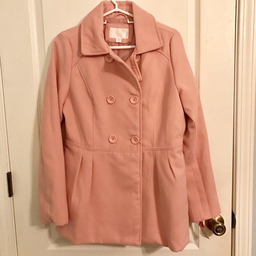 NWT - Faux wool peacoat