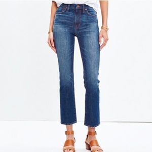 Madewell high rise cropped jeans