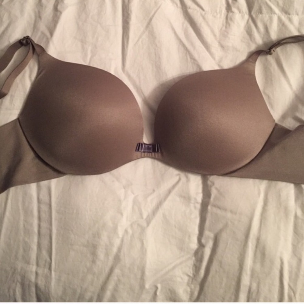 relisting of grey plunge bra