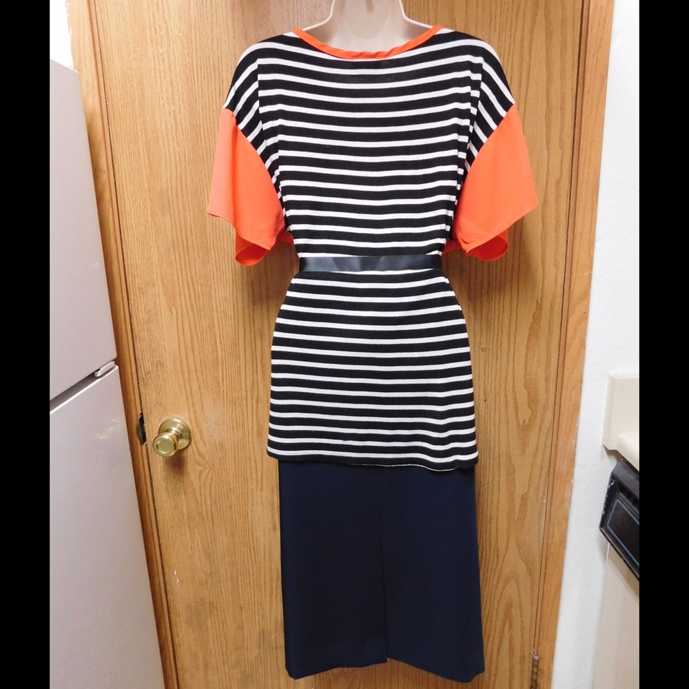 Divine Dark Coral W/Stripes on the Back & Belt