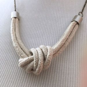 Nautical rope necklace