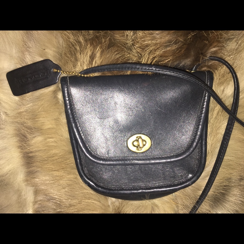 Vintage Brown coach bag crossover