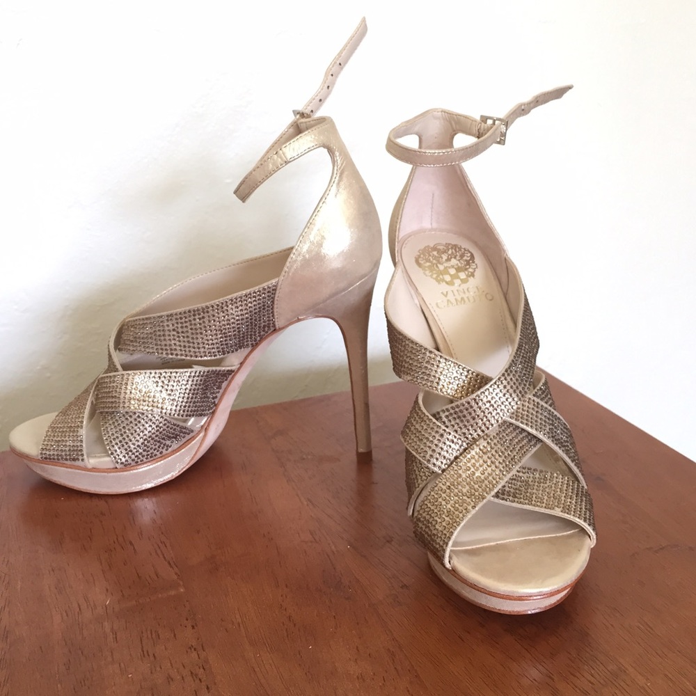 NEW Vince Camuto Grimes Platform Dress Sandals 7.5