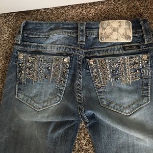 Size 26 flare bottom miss me's