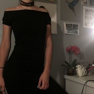 Long black dress