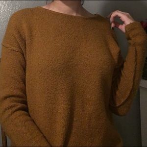 Mustard knit sweater