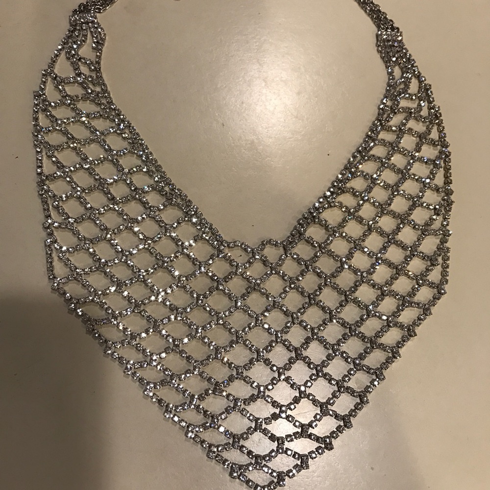 Rhinestone necklace  new with tag