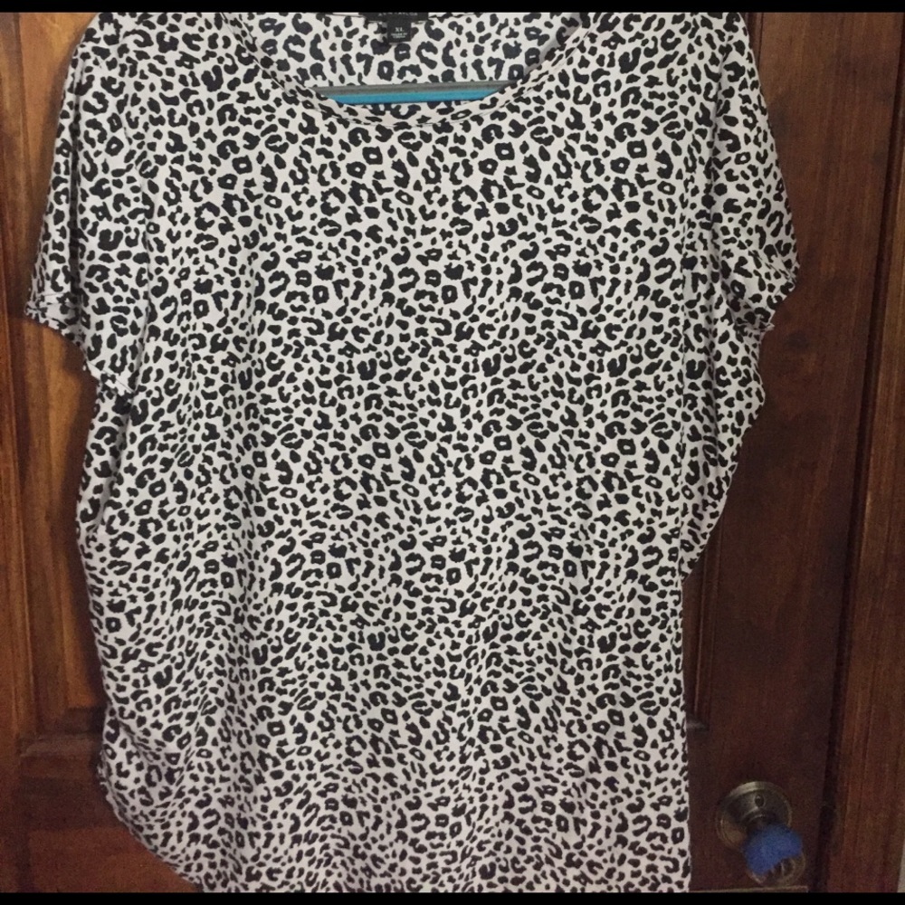 Ann Taylor Leopard print top