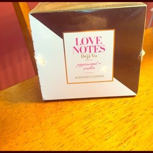 Pure Romance love notes candle.