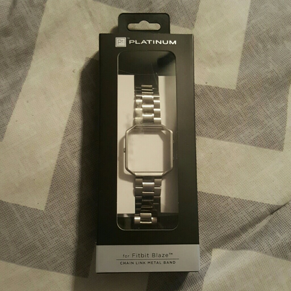 NIB Fitbit Blaze Chain Link Metal Watch Band