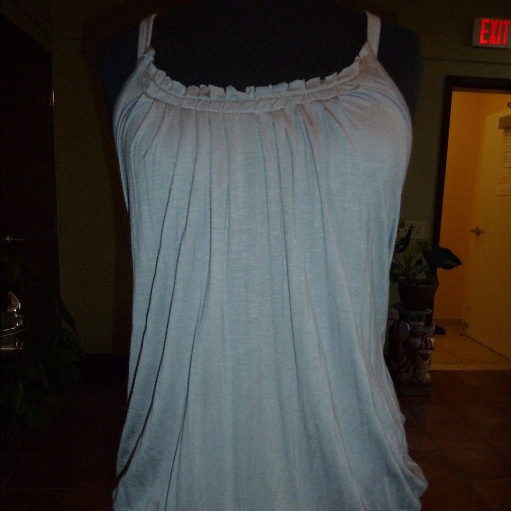 JOIE Gray Sequined Sparkle Tank