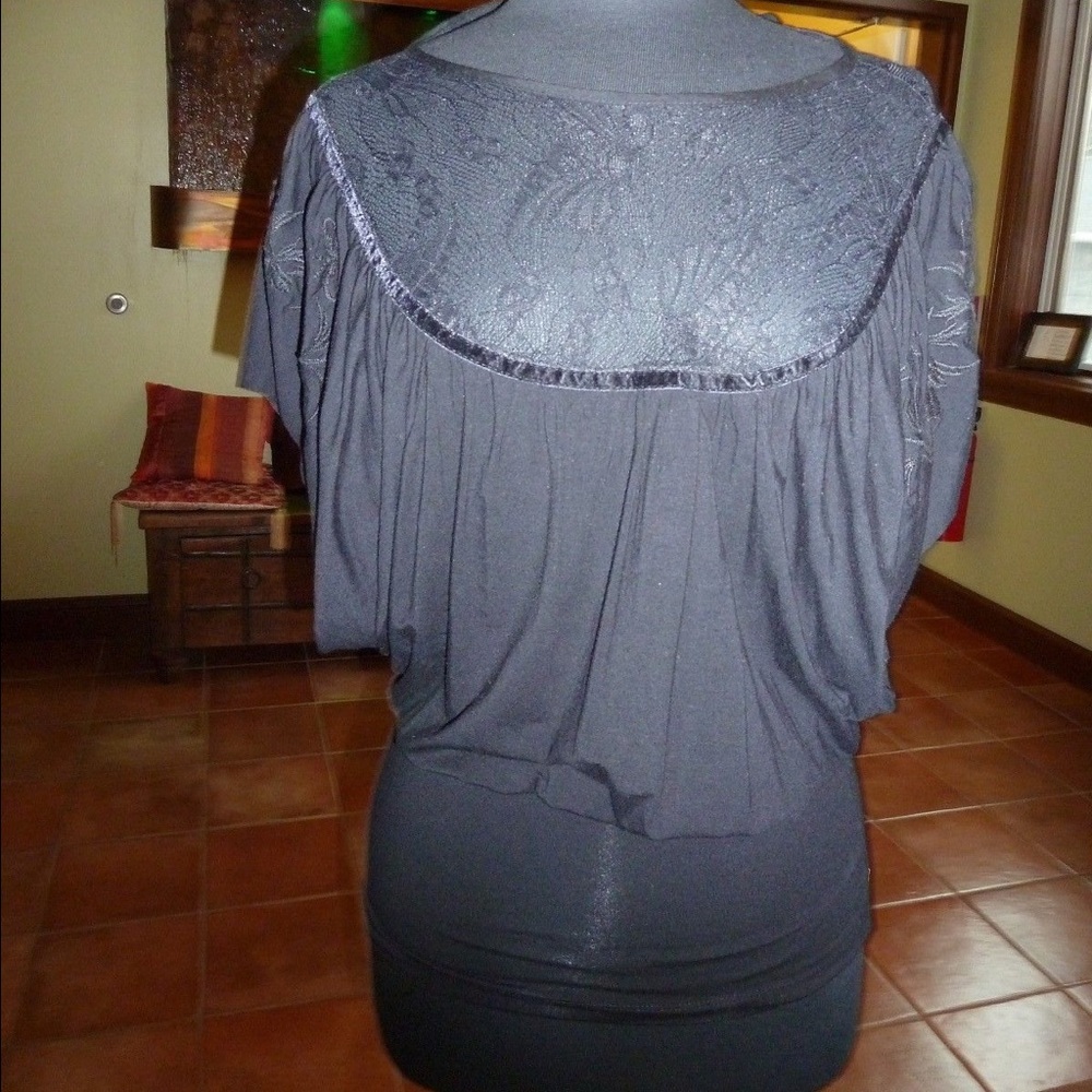 Colcci black Lace Blouse brand new