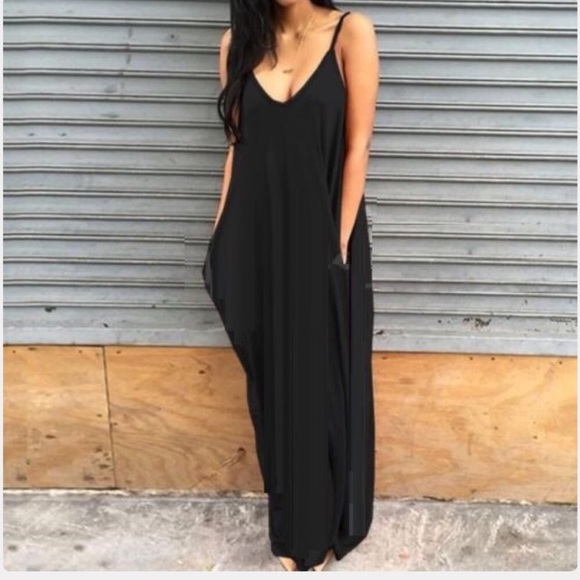🛍️Oversized Bohemian Dress Maxi Dress w/Pockets✨ - Picture 2 of 7