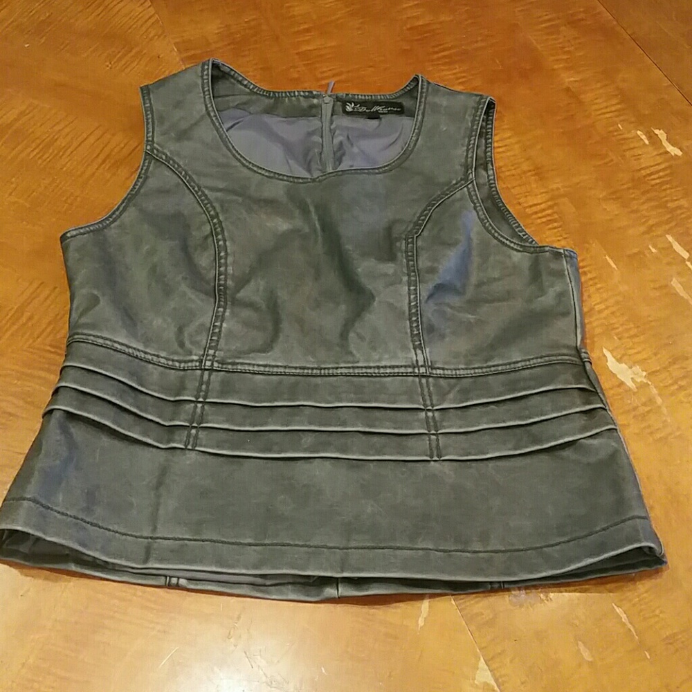 Leather vest