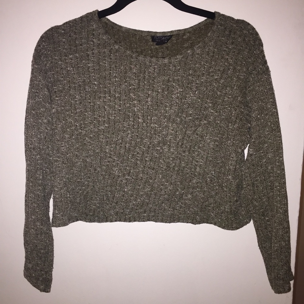 Topshop cropped SWEATER