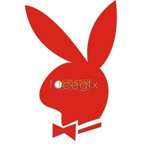 Red Playboy bunny "PUNK" Style necklace