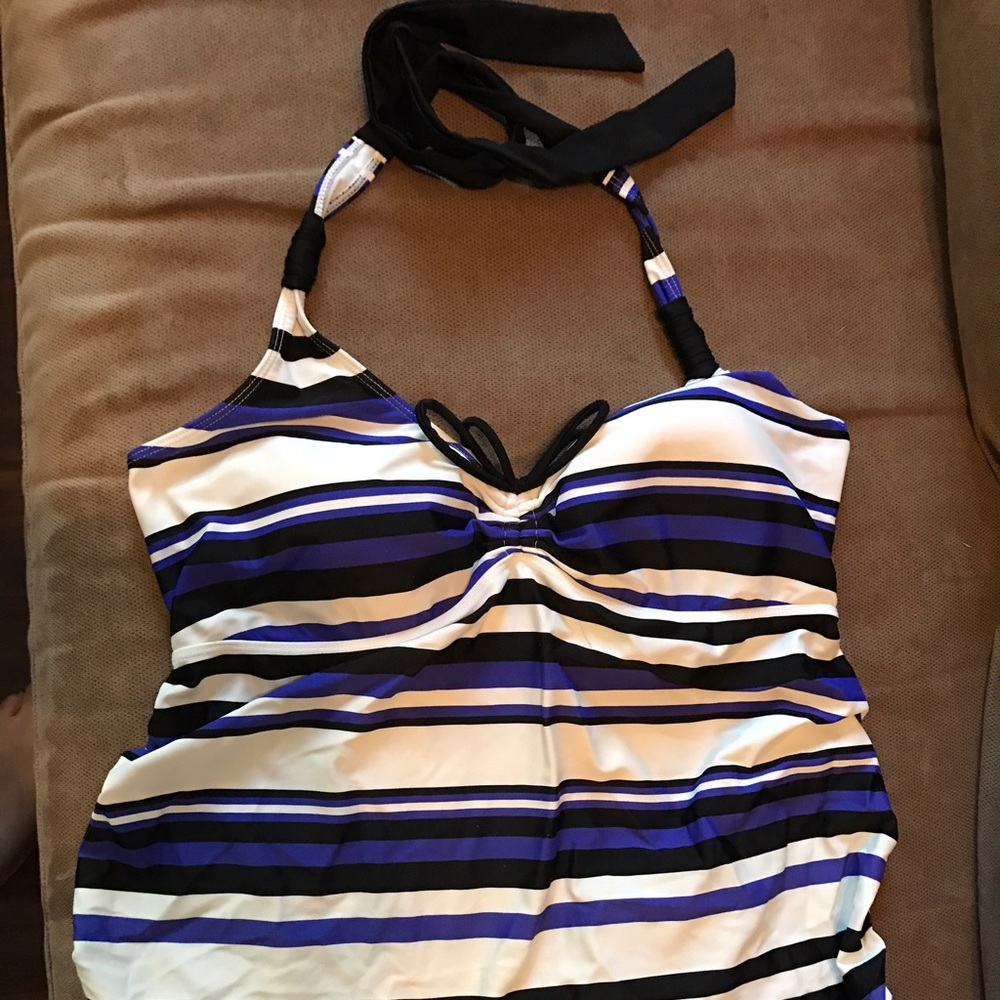 Maternity swim halter tankini