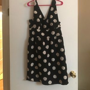 Ann Taylor loft polka dot dress