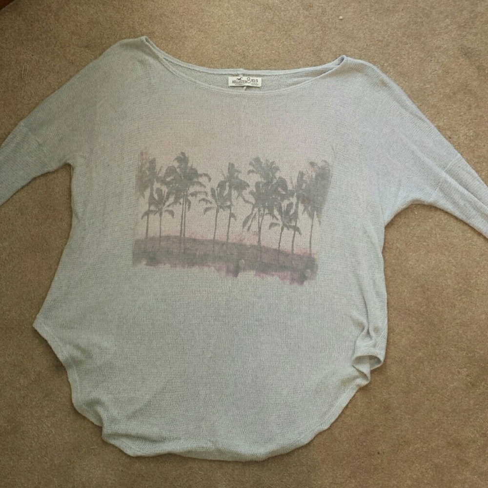 Hollister long sleeve knit top