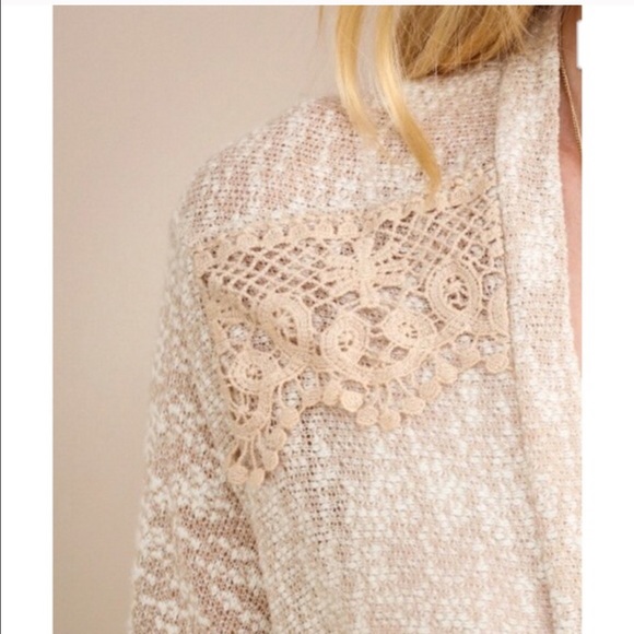 🌸Lace Detail Cardigan Sweater - Picture 3 of 4