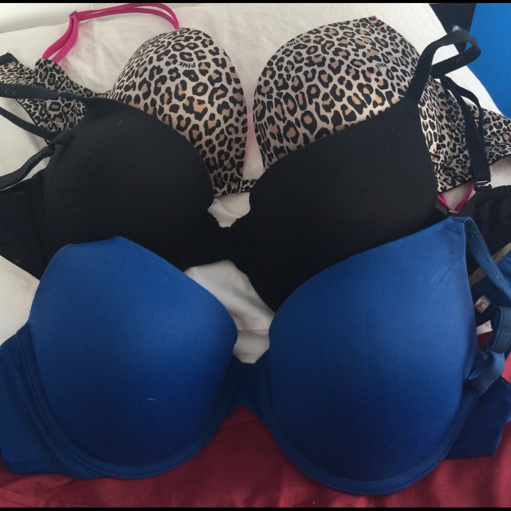 Victoria secret pink push up bras