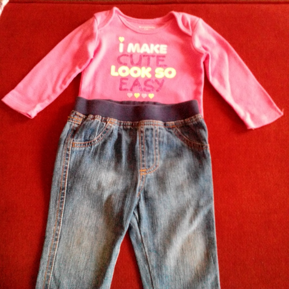 4 Girls toddler tops & pants sets