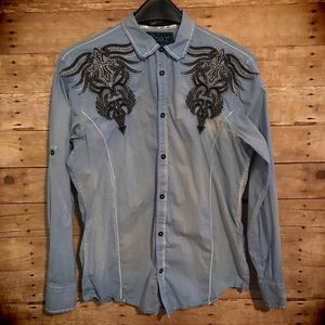 NWOT Roar Button Down Shirt