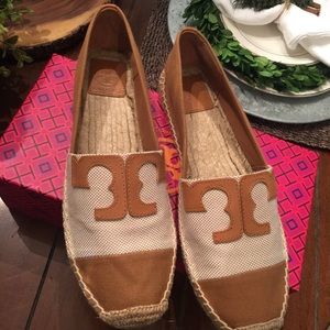 Tory Burch Veranda Espadrilles, size 10