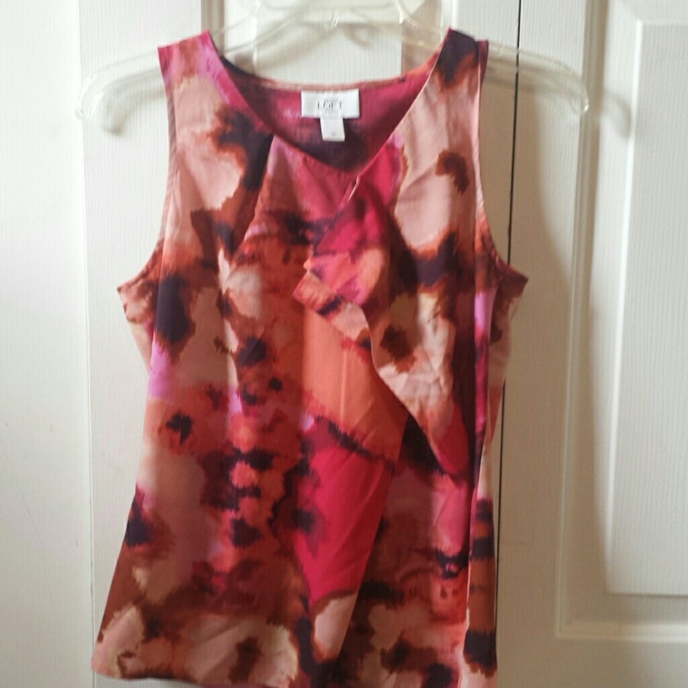 Ann Taylor loft blouse sleeveless