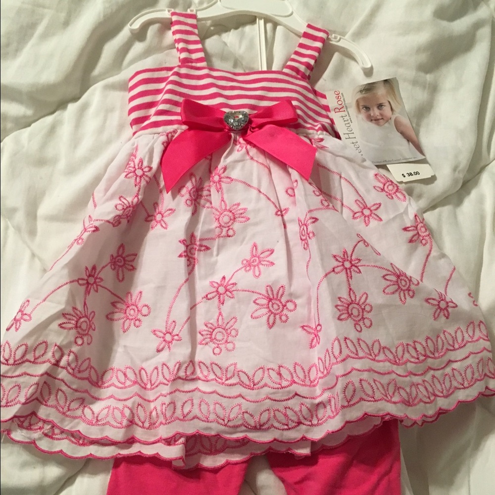 NWT girls 2 piece outfit