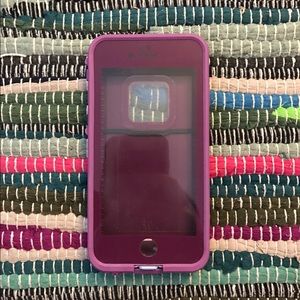 Purple Lifeproof iphone 6/6s case