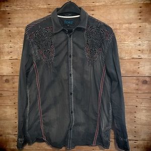 EUC!! Roar Button Down Shirt