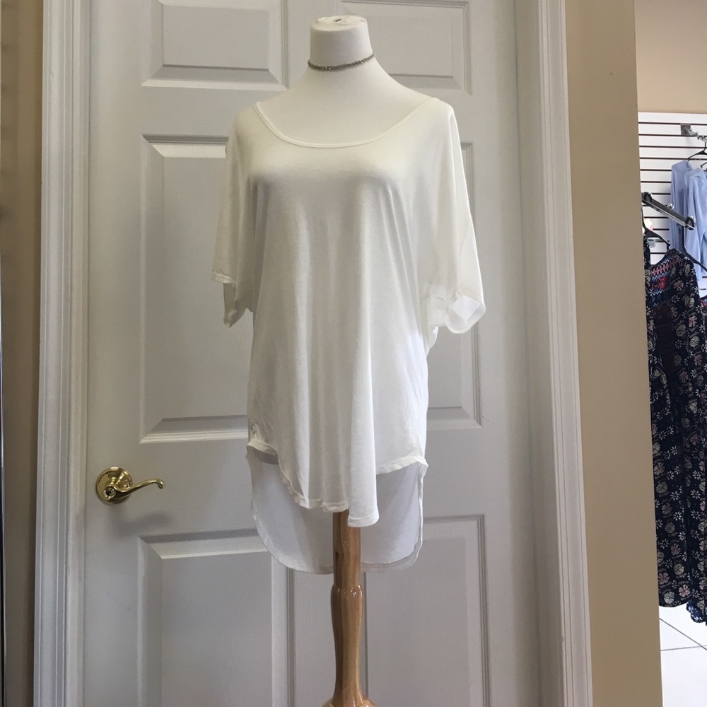 Open Back Top Off white