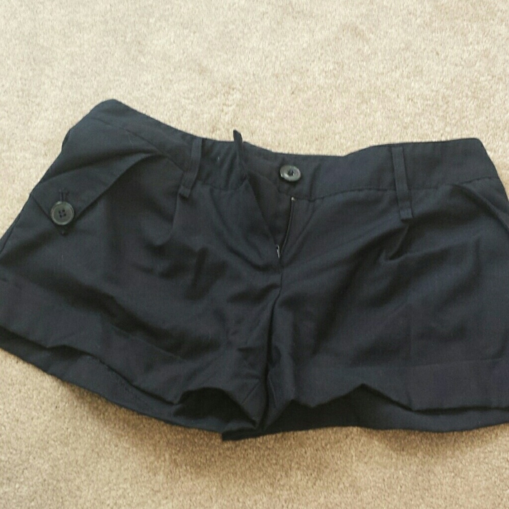 Gently used black dressy shorts from twenty one