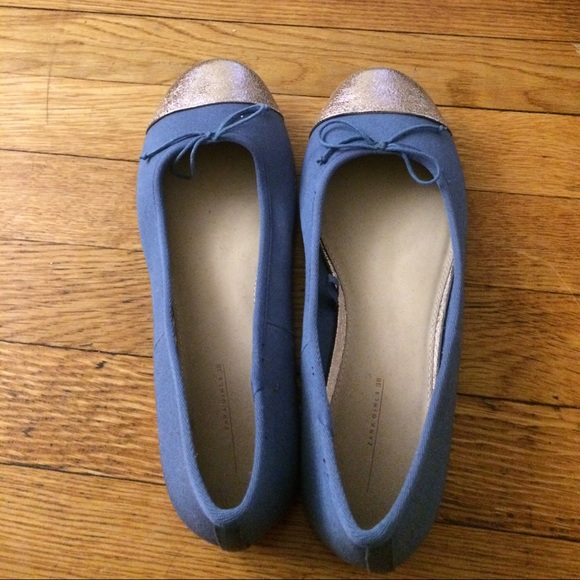 Zara flats. Worn once. Was too big for me. - Picture 1 of 2