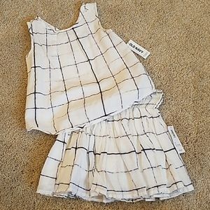 Matching skirt and shirt