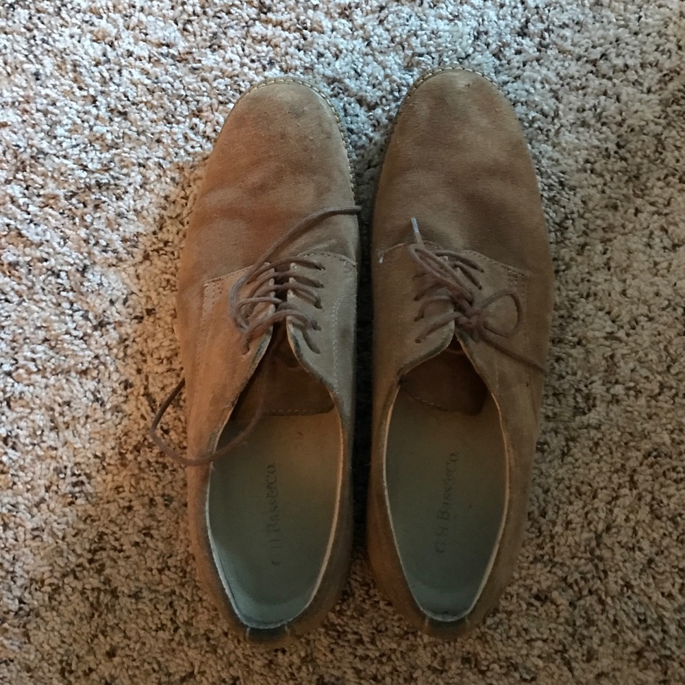 G.H. Bass & Co Tan Suede Shoes Men's 11