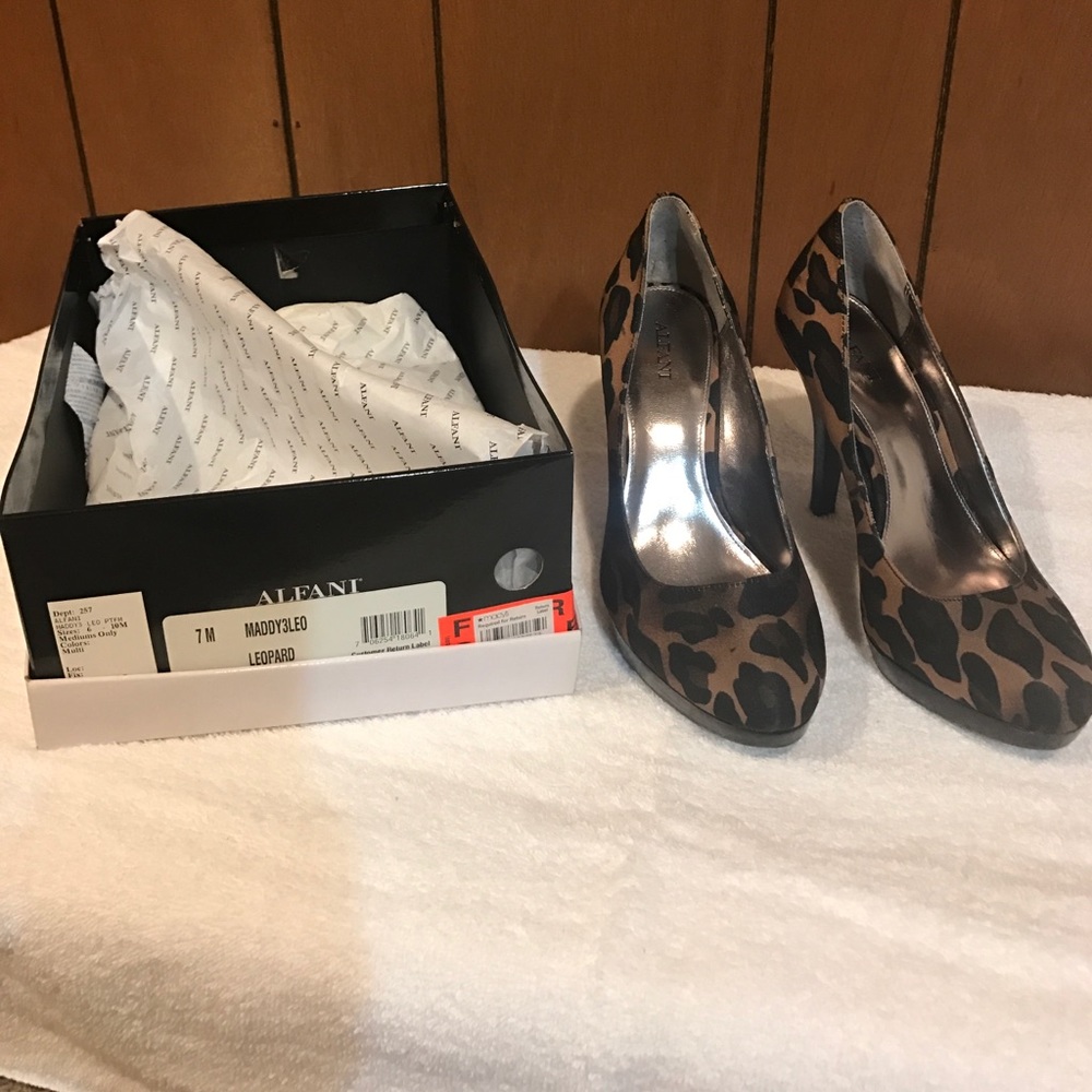 Alfani Leopard Print Heels