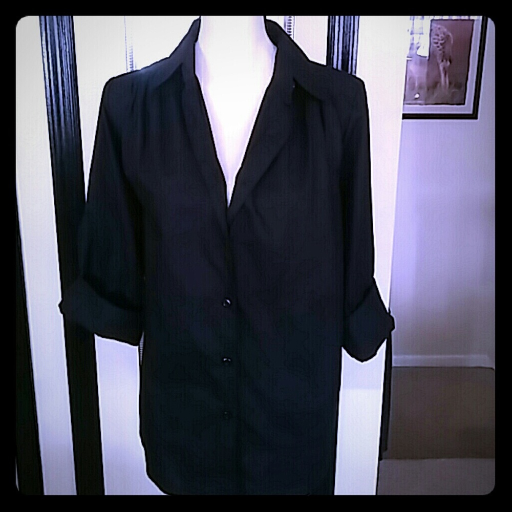 Black dress shirt