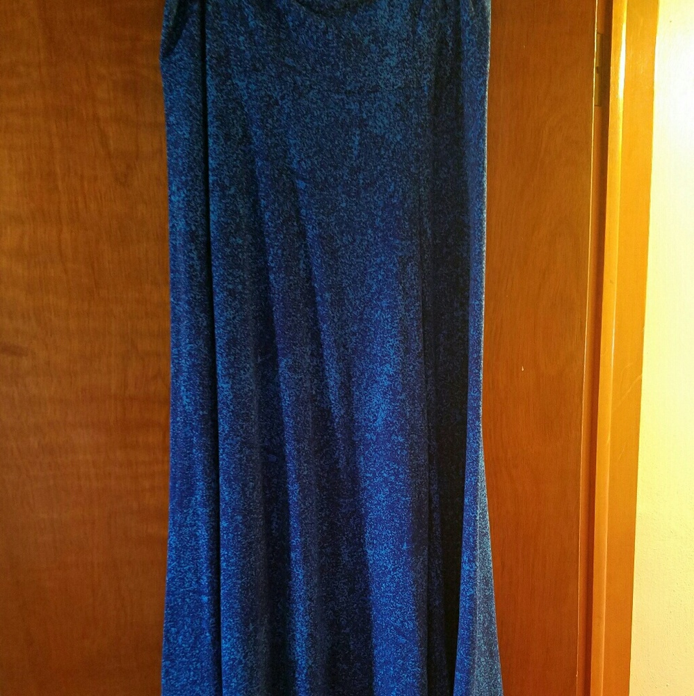 Beautiful blue maxi skirt