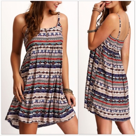 Dresses & Skirts - Aztec Print Mini Dress